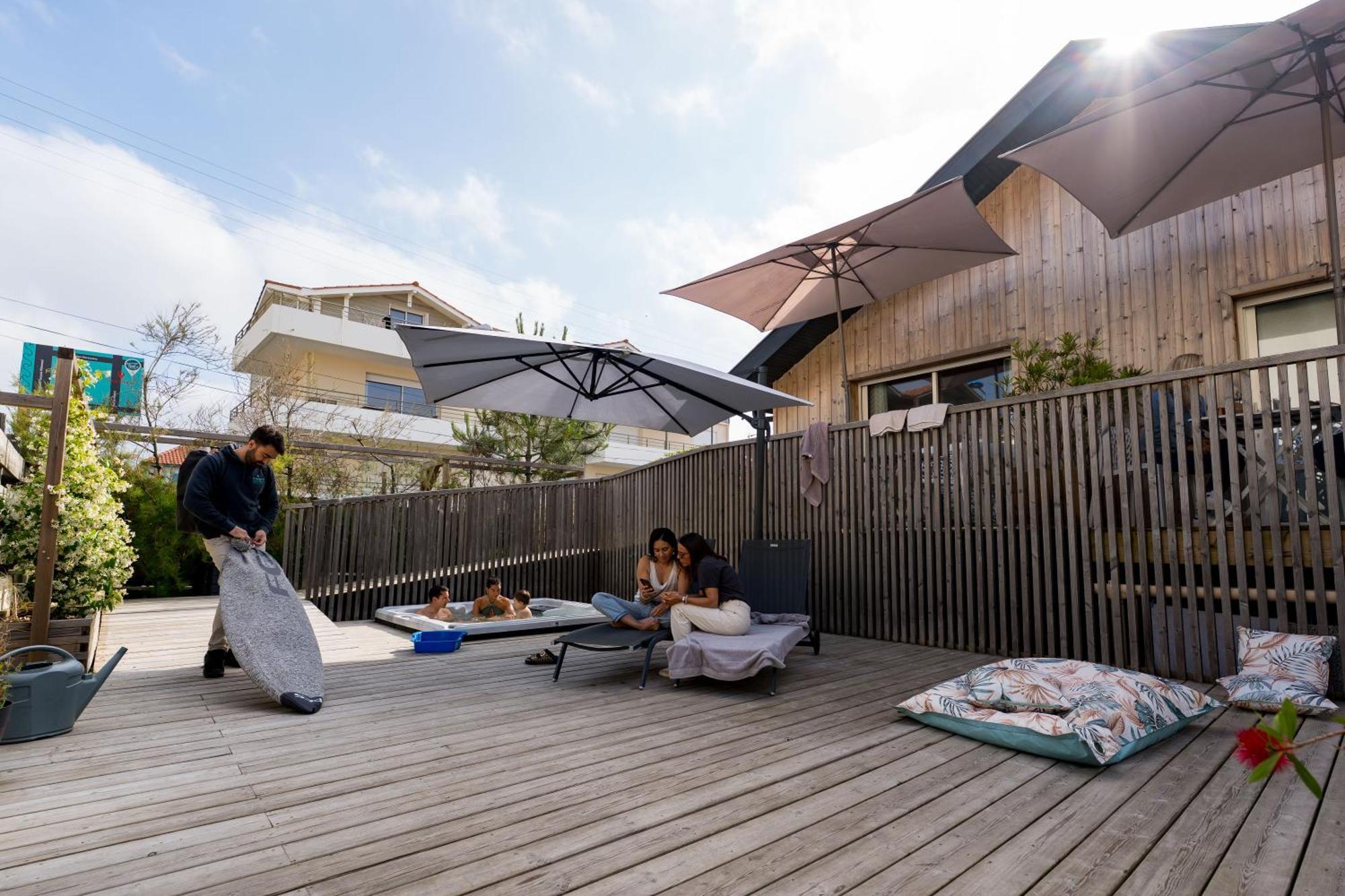 Ted Surf House Bed and Breakfast Capbreton Buitenkant foto